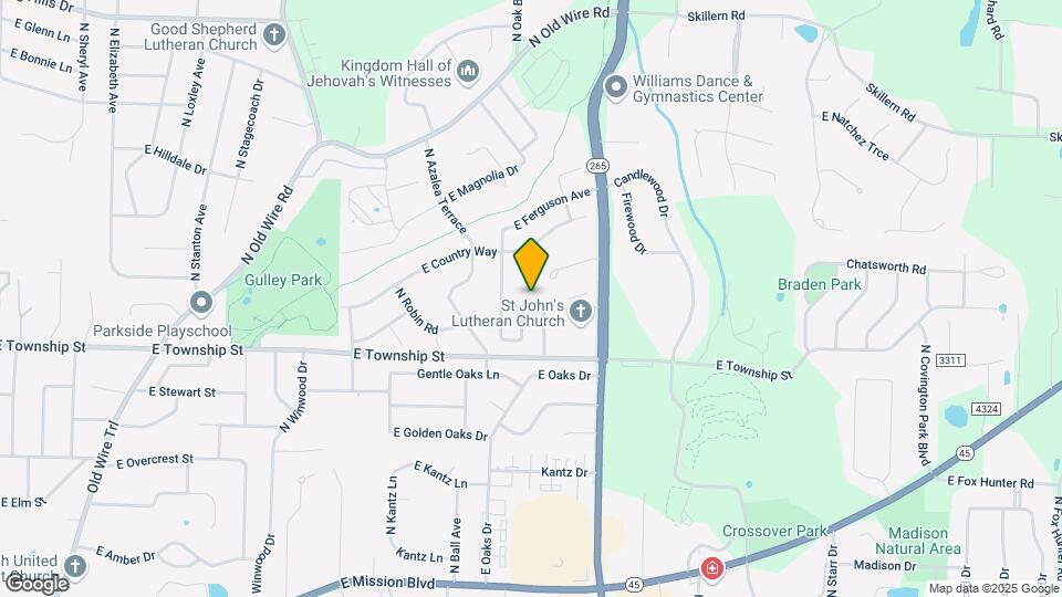 2520 N Hampton Ct Map and Location Details