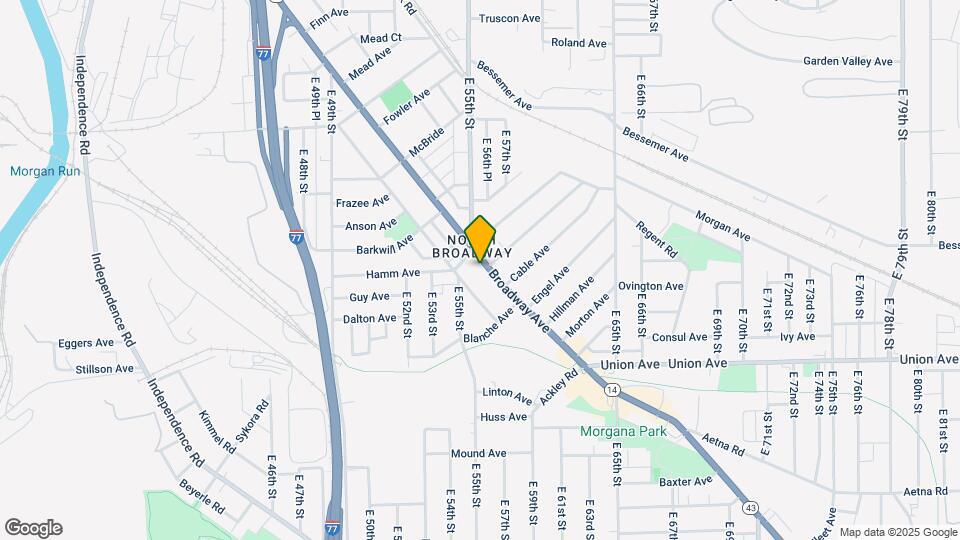 5644 Broadway Ave Map and Location Details
