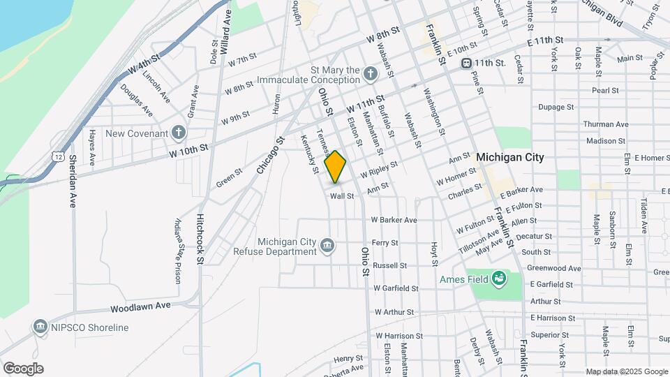 1501 Tennessee St Map and Location Details