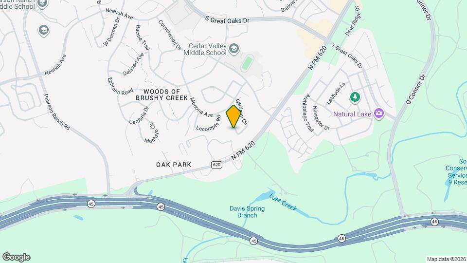 15843 Garrison Cir Map and Location Details