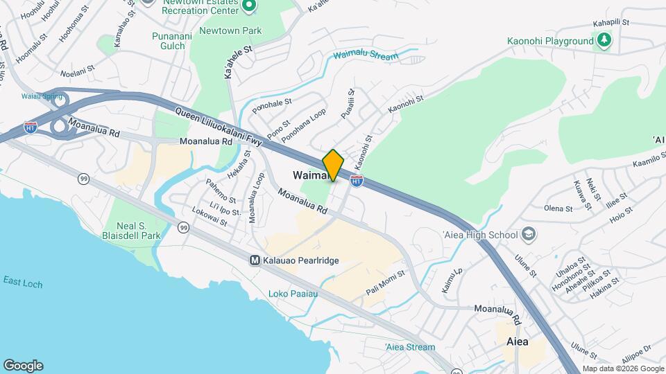 98-080 Uao Pl Map and Location Details