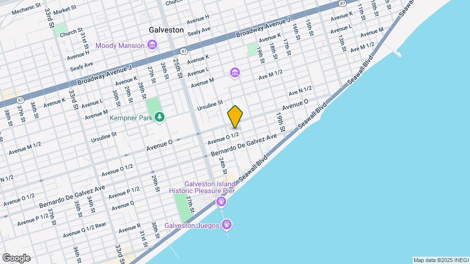 2216 Avenue O 1/2-Unit -UP Map and Location Details