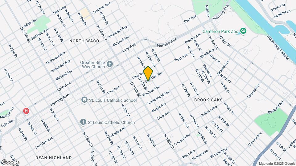 1612 Live Oak Ave Map and Location Details