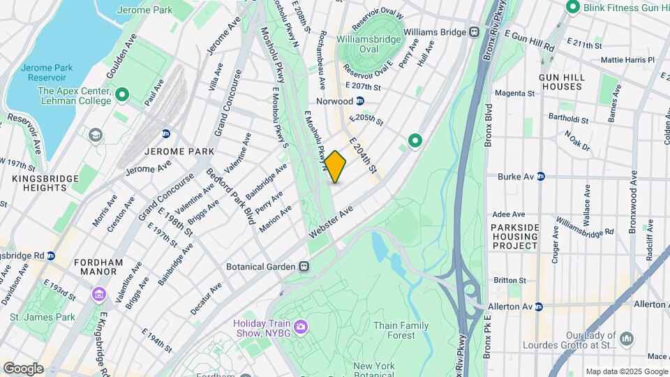 375 E Mosholu Pky N Mapa y Detalles de la Ubicación