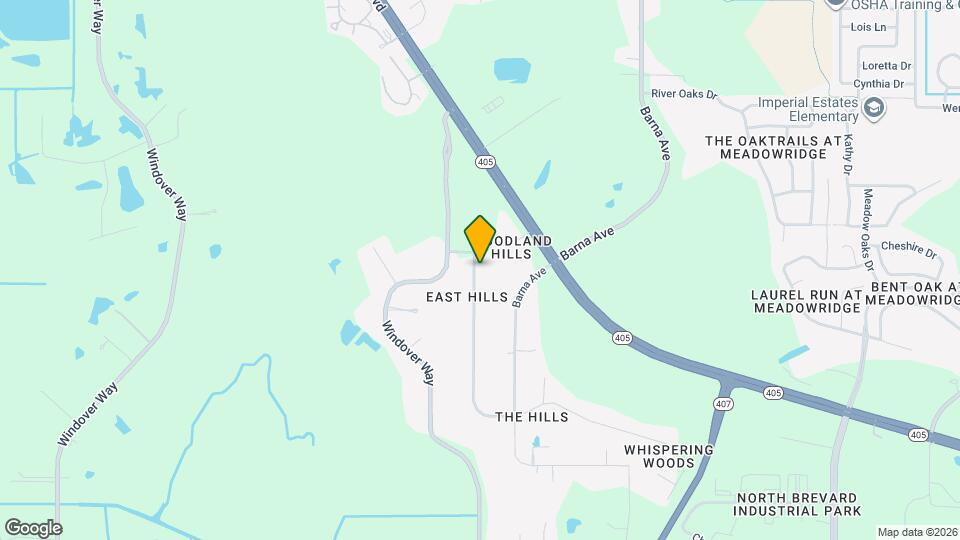 5855 Whispering Ln Map and Location Details
