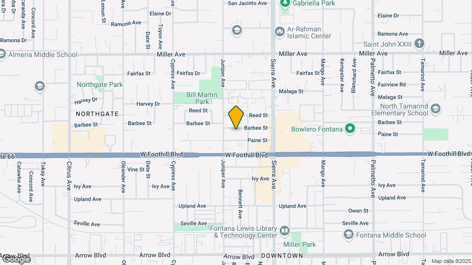 16743 Barbee St Map and Location Details