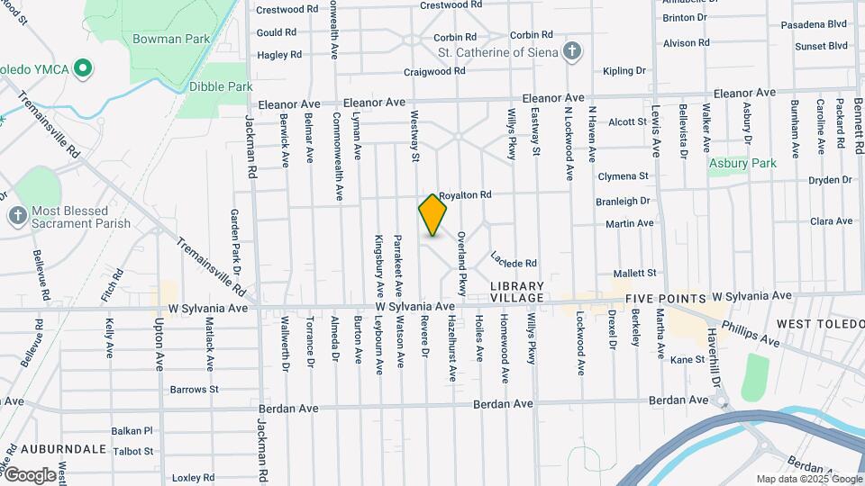1452 Rollins Rd Mapa y Detalles de la Ubicación