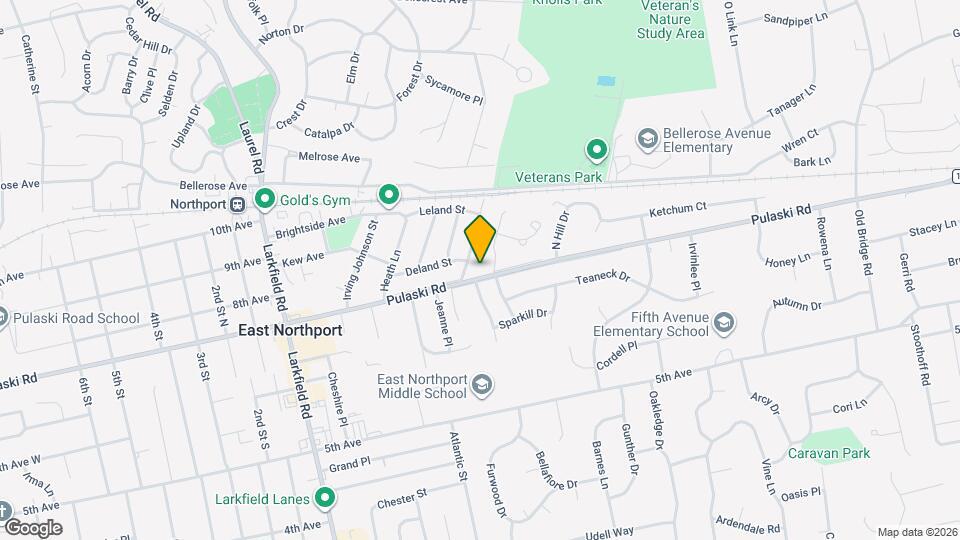 1109 Pulaski Rd Map and Location Details