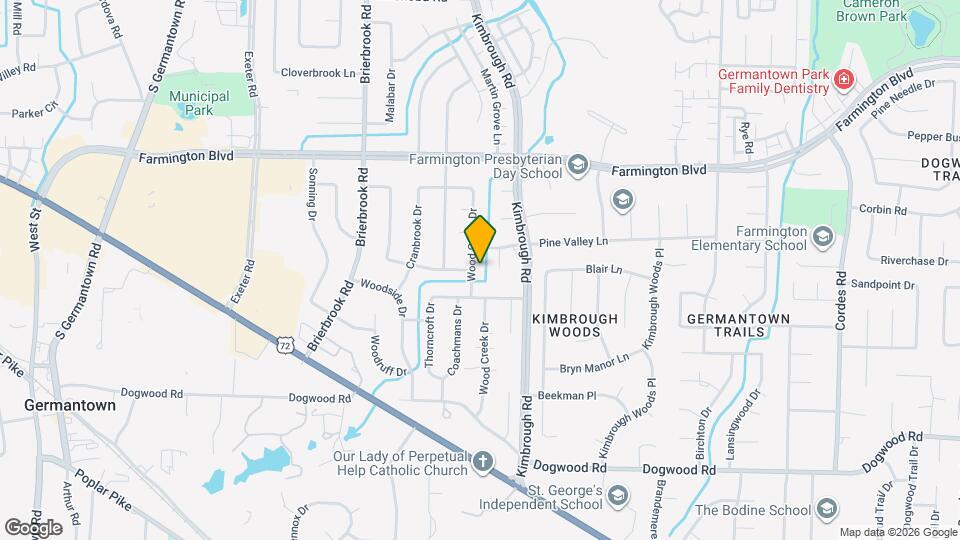 2110 Wood Creek Dr Map and Location Details