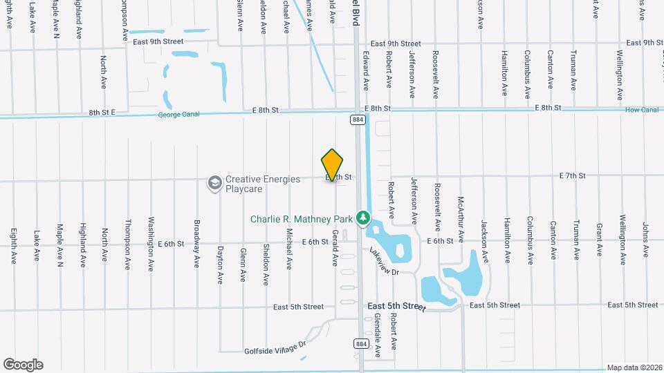 621 Gerald Ave Map and Location Details