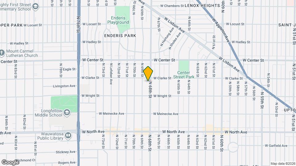2563 N 68th St Map and Location Details