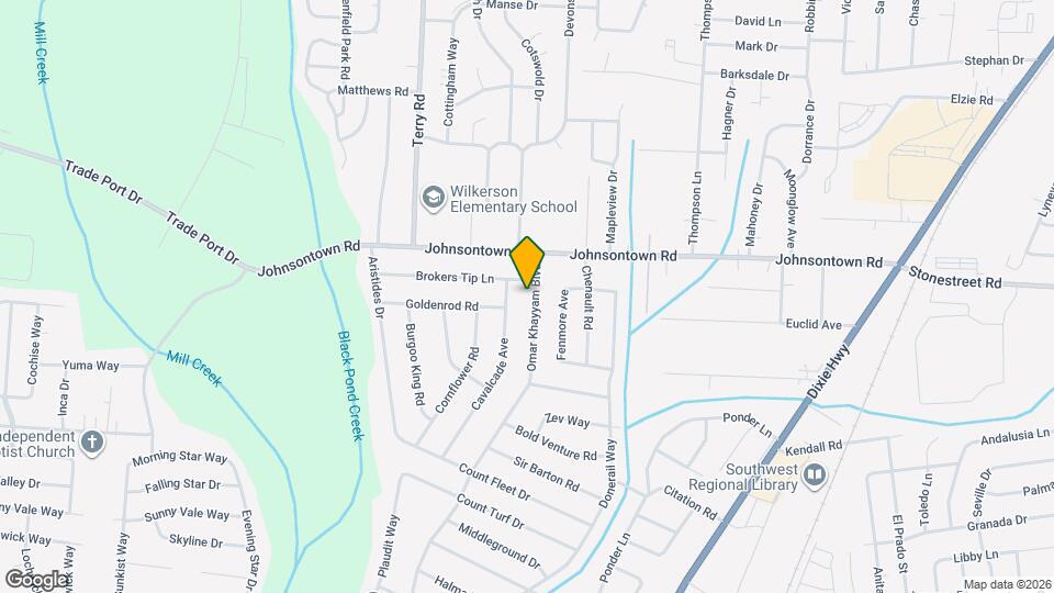 9210 Omar Khayyam Blvd Map and Location Details