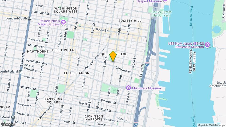 830 S 4th St Map and Location Details