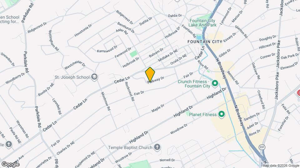 2306 Parkway Dr Mapa y Detalles de la Ubicación