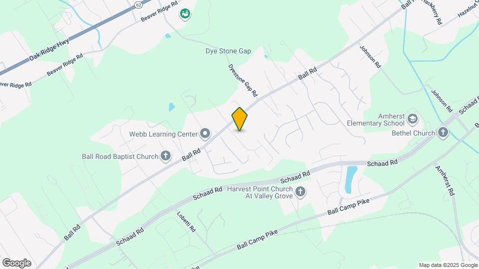 3342 Hunt Crest Rd Map and Location Details