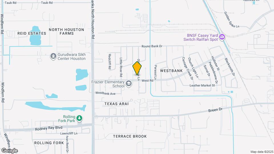 8407 Old Meadow Ln Map and Location Details