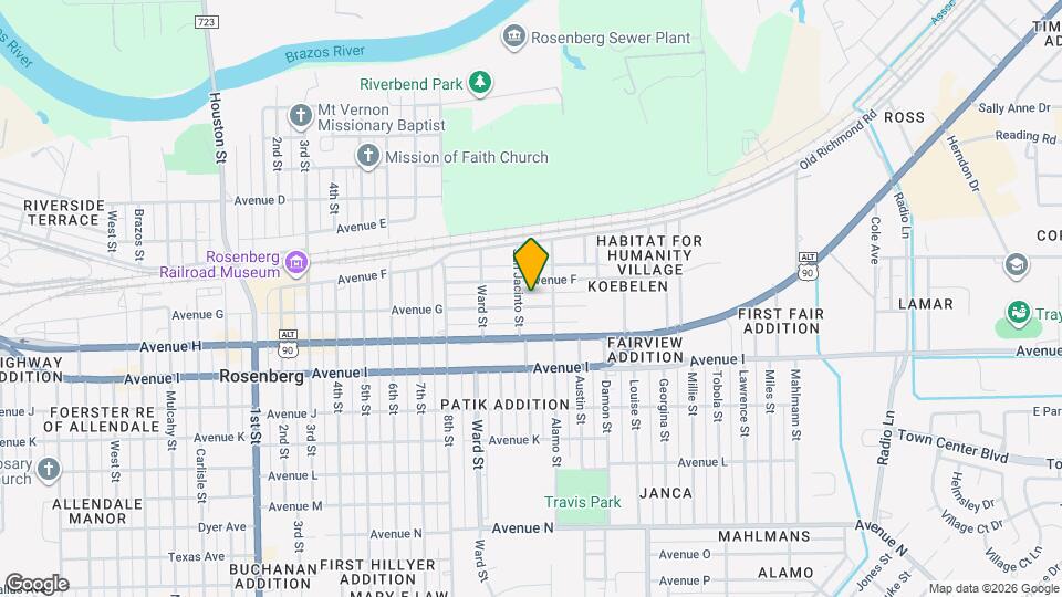 2711 Avenue G Map and Location Details