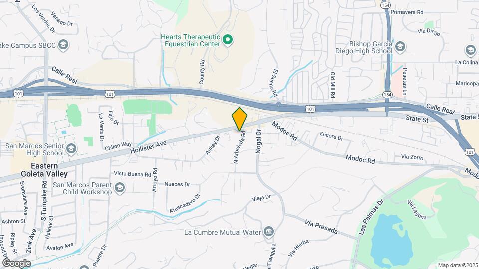 123 Arboleda Rd, Unit Unit A Map and Location Details