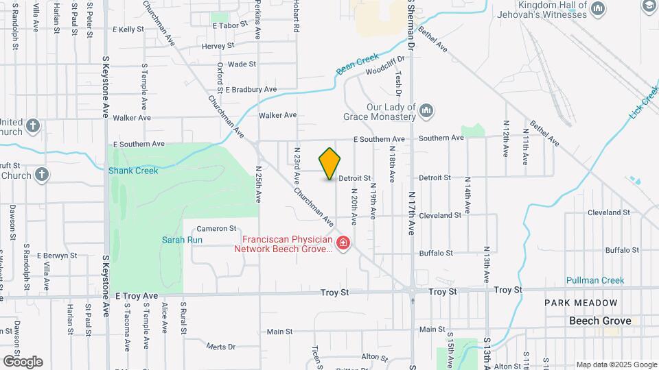 332 N 21st Ave Map and Location Details