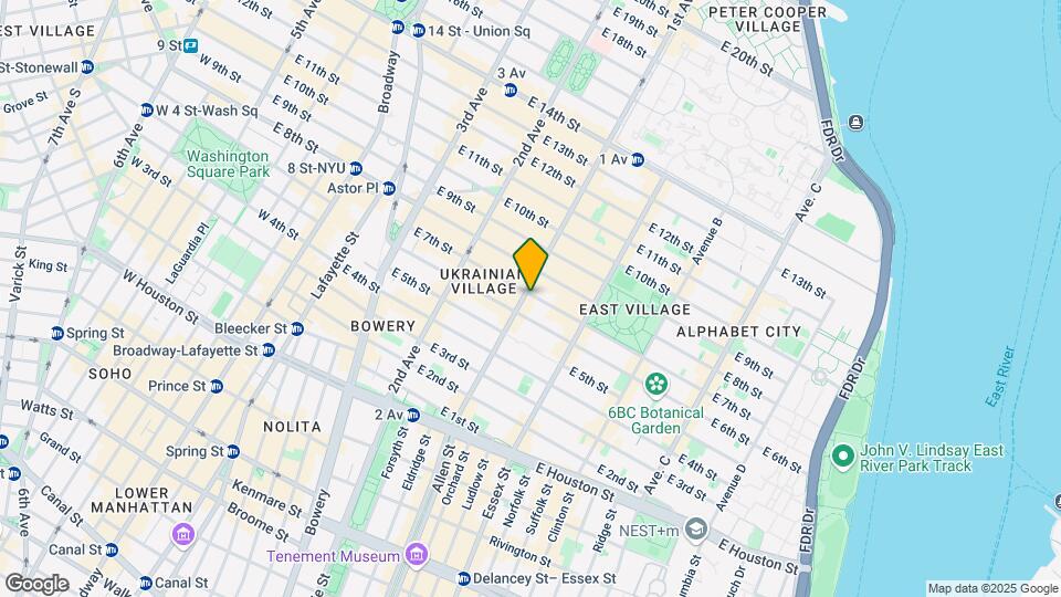 116 1st Ave Mapa y Detalles de la Ubicación