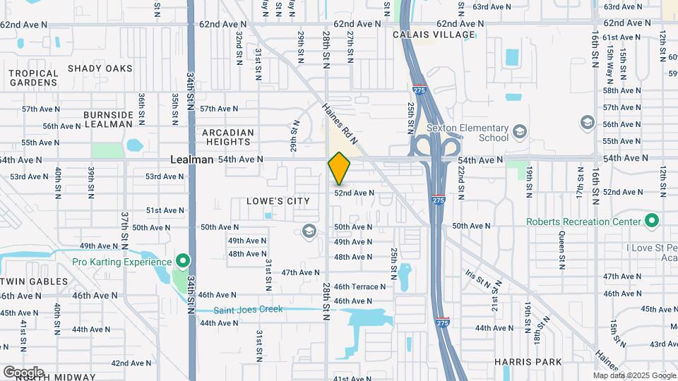 2769 52nd Ave N Map and Location Details