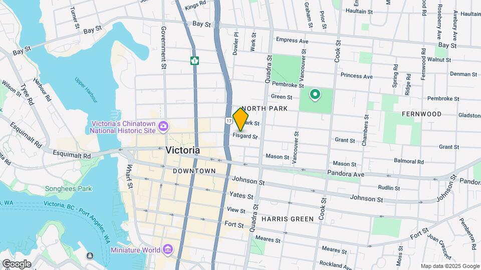 832 Fisgard St Map and Location Details