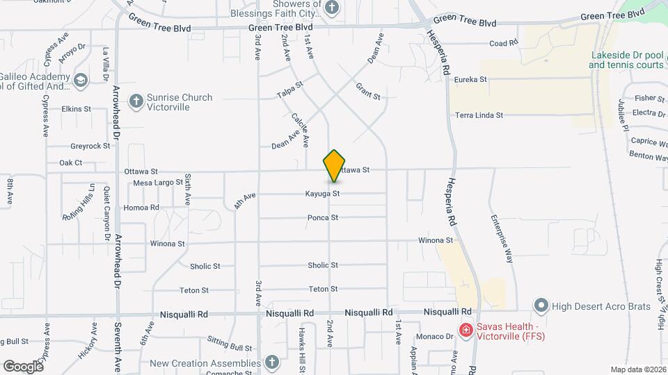 16716 Kayuga St Mapa y Detalles de la Ubicación