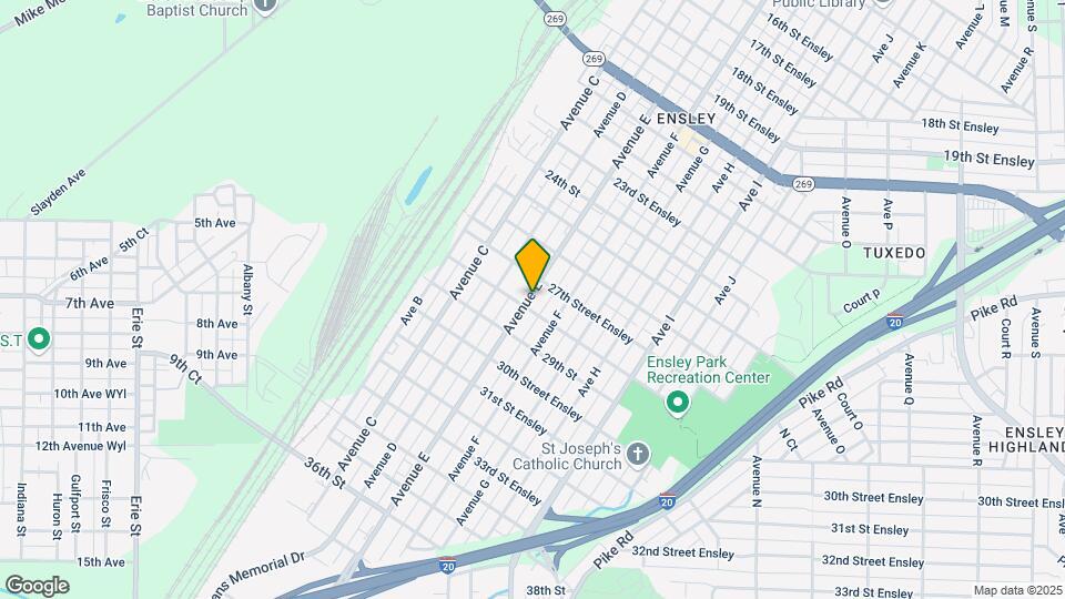 2715 Avenue E Map and Location Details