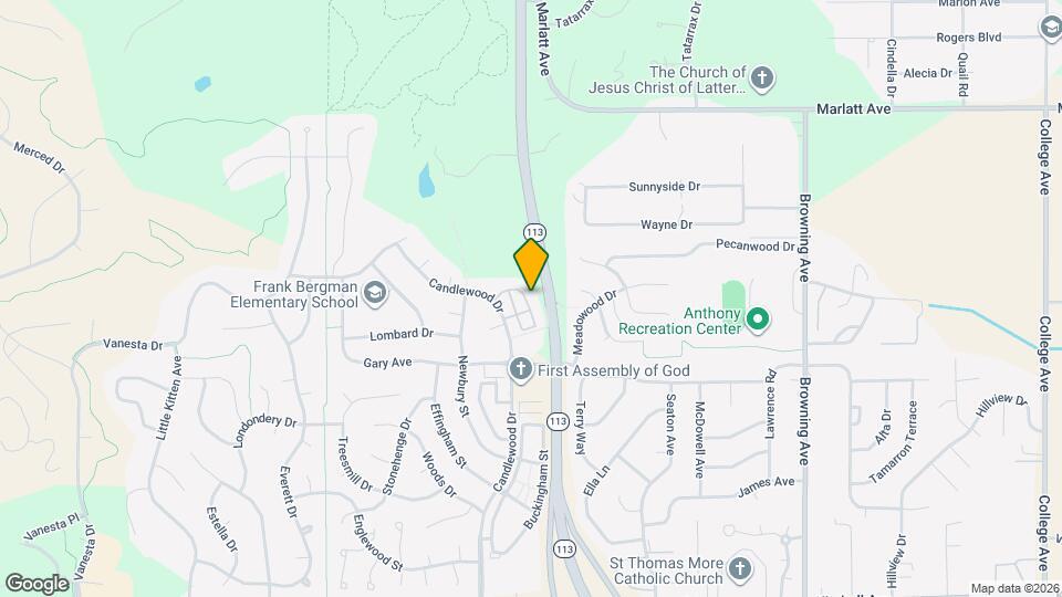 2528 Candlecrest Cir Map and Location Details