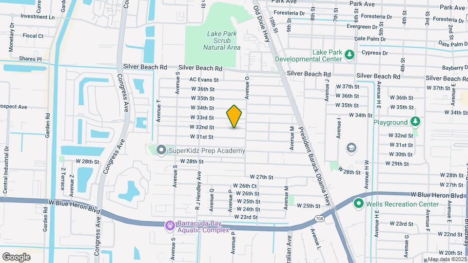 1349 W 32nd St Map and Location Details