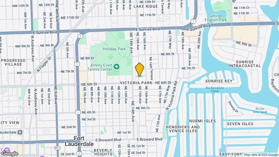 618 NE 15th Ave Map and Location Details