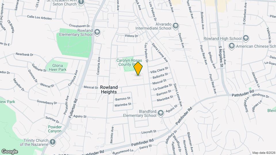 18535 Bellorita St Map and Location Details