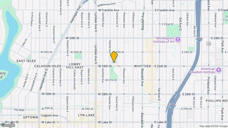 406 W 26th St Map and Location Details