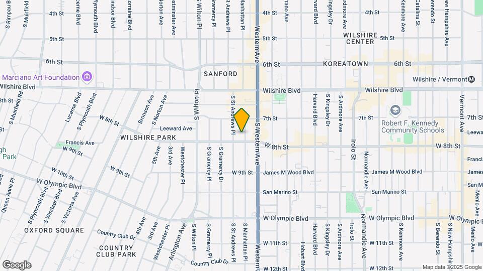 733 S Manhattan Pl, Unit 506 Map and Location Details
