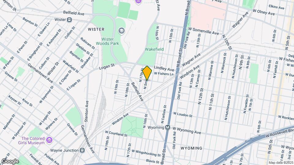 1614 W Ruscomb St Map and Location Details