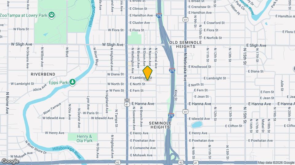 402 E North St Map and Location Details