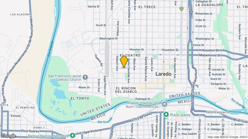 1817-1/2 Lincoln St Map and Location Details