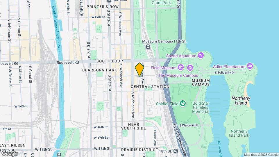 125 E 13th St-Unit -812 Map and Location Details