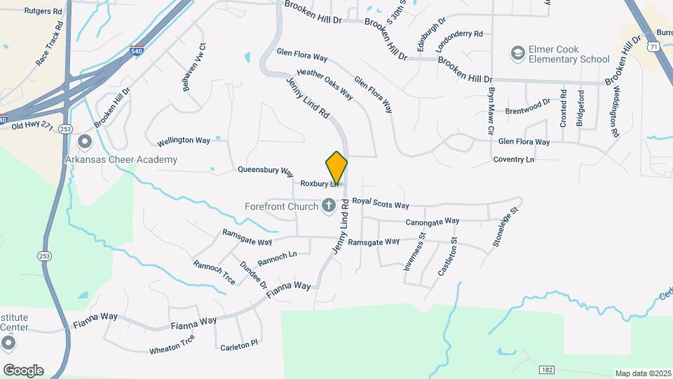 2708 Roxbury Ln Map and Location Details
