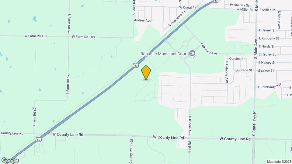 1253 Choctaw Rd Map and Location Details