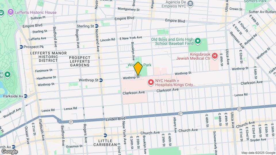 461 Winthrop St Map and Location Details