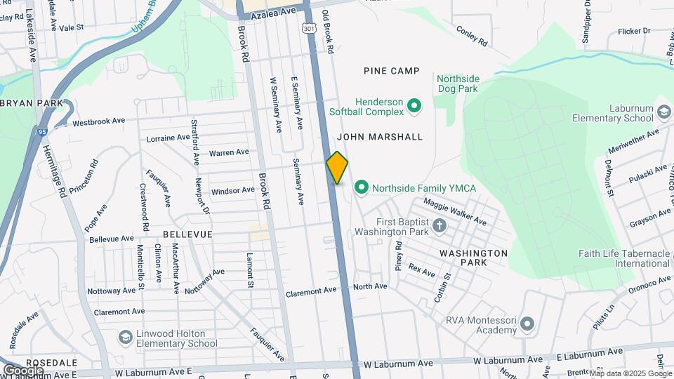 4217 Chamberlayne Ave Mapa y Detalles de la Ubicación