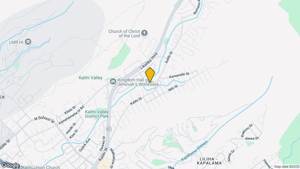 2530 Kalihi St Map and Location Details