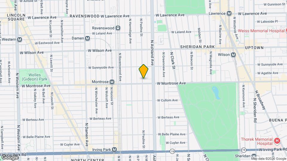 4407 N Paulina St, Unit G01C Mapa y Detalles de la Ubicación