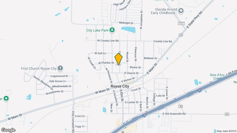 501 Center St Map and Location Details