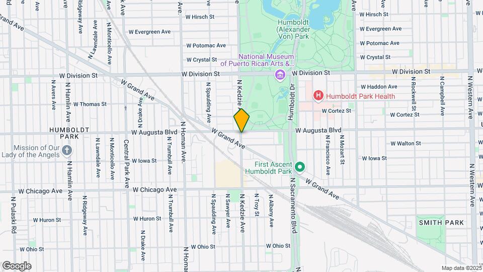947 N Kedzie Ave, Unit 2 Mapa y Detalles de la Ubicación