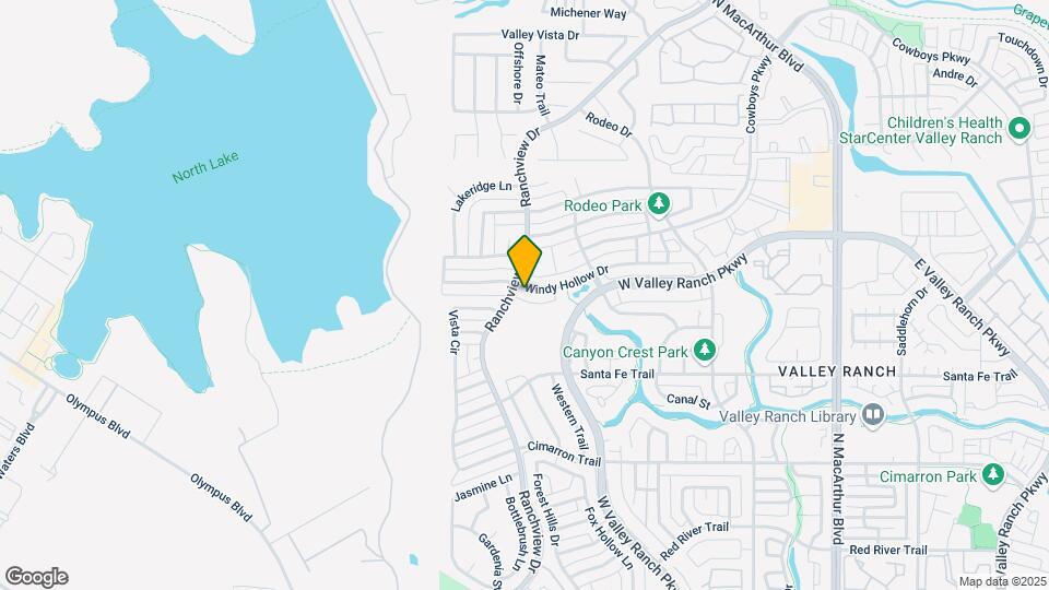 9602 Windy Hollow Dr Map and Location Details