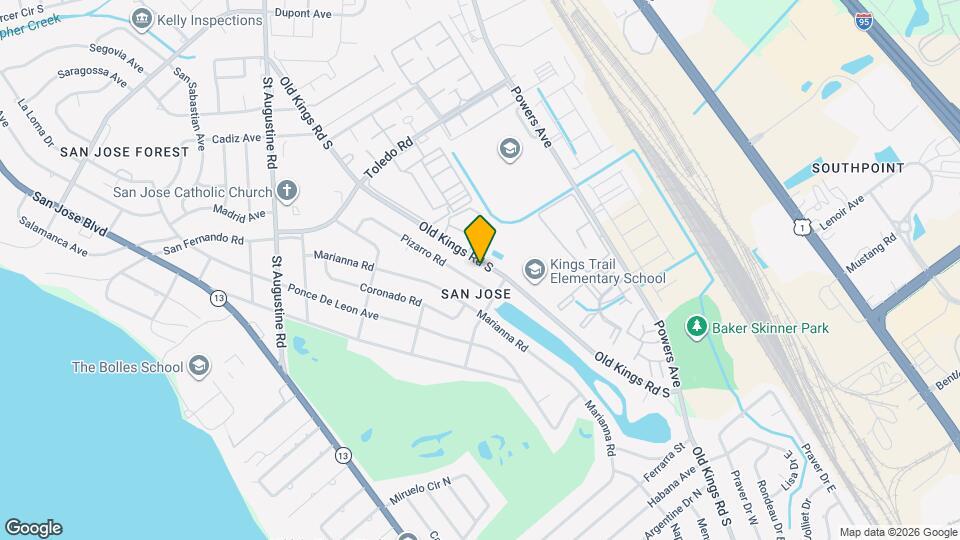 7352 Old Kings Rd S Map and Location Details