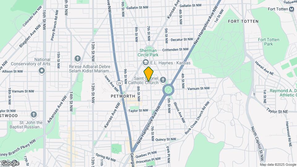 4326 7th St NW Map and Location Details
