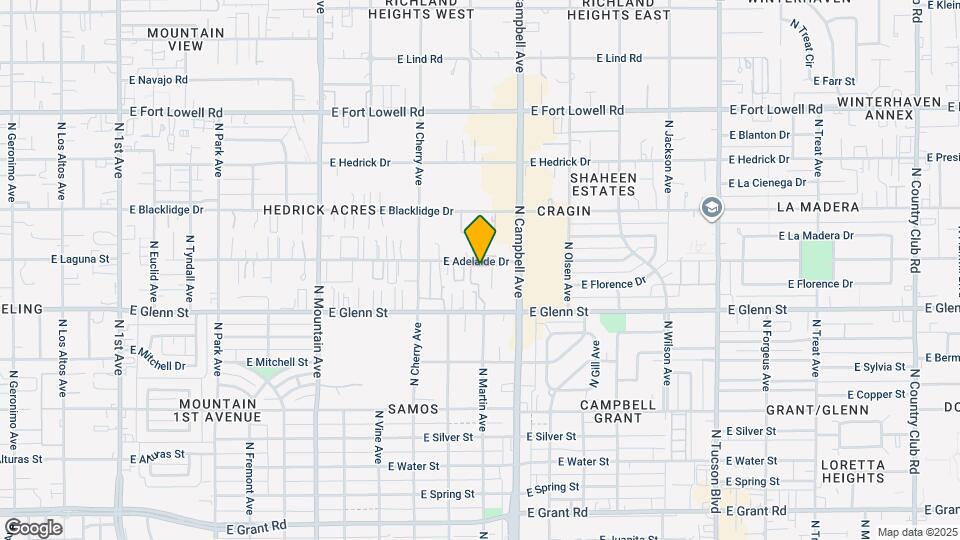 1745 E Glenn #243, Unit #2 Mapa y Detalles de la Ubicación